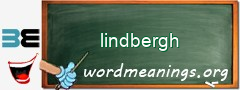 WordMeaning blackboard for lindbergh